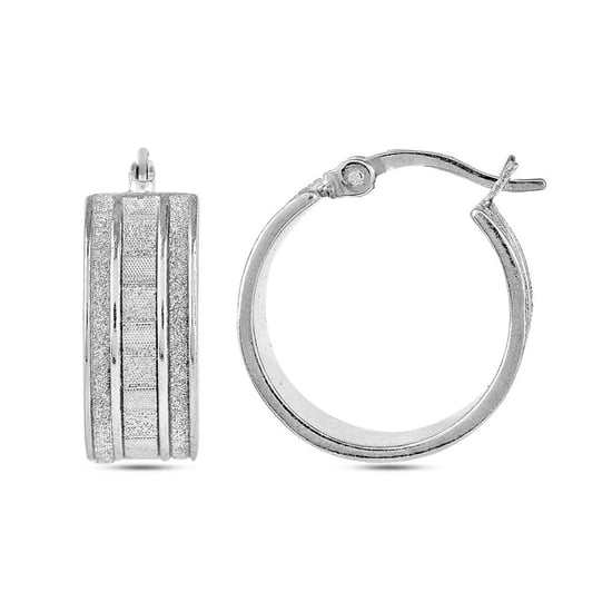 Damen Creolen aus 925er Sterlingsilber mit Zirkonia BIPE088 - Image 4