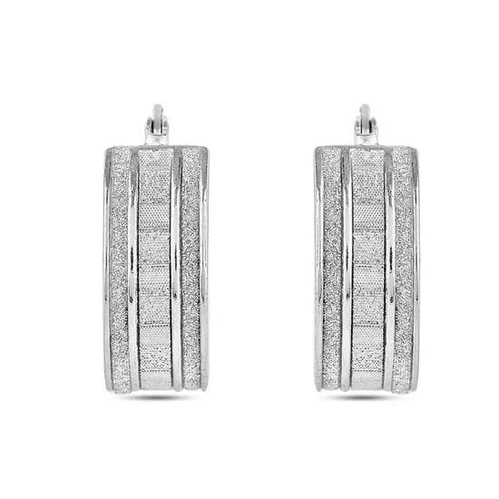 Damen Creolen aus 925er Sterlingsilber mit Zirkonia BIPE088 - Image 5