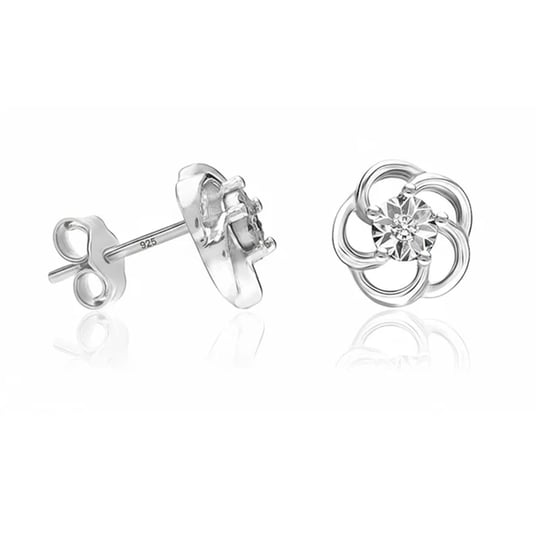 Frauen Ohrringe Blüte des Lichts aus 925 Sterling Silber BIPE082 - Image 1