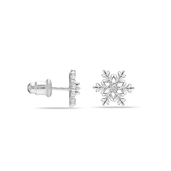 Bibei Schneeflocken-Ohrringe aus 925er Sterlingsilber, Modell BIPE035 - Silber - Image 3