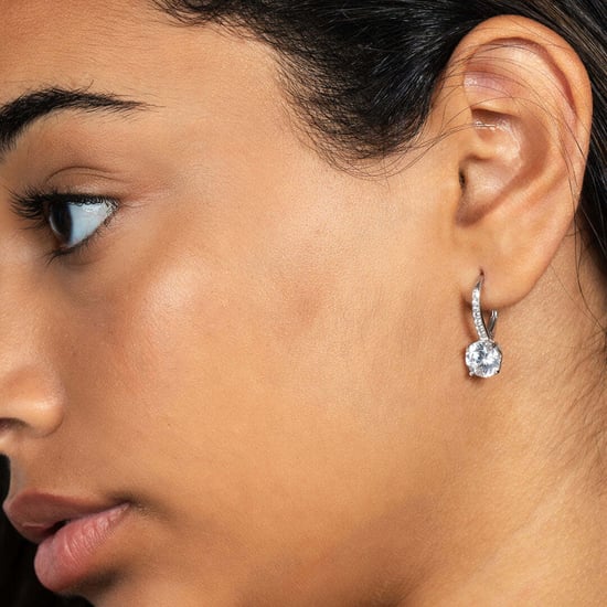 Damen Ohrhänger mit Zirkonia, 925 Sterling Silber BIPE019 - Image 2
