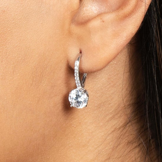 Damen Ohrhänger mit Zirkonia, 925 Sterling Silber BIPE019 - Image 3