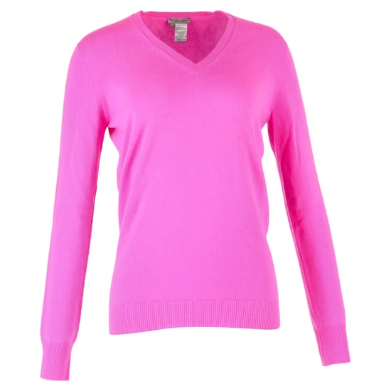 Bottega Veneta Pre-owned Strickpullover mit V-Ausschnitt aus Wolle - Rosa - Image 1