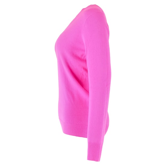 Bottega Veneta Pre-owned Strickpullover mit V-Ausschnitt aus Wolle - Rosa - Image 2