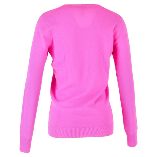 Bottega Veneta Pre-owned Strickpullover mit V-Ausschnitt aus Wolle - Rosa - Image 3