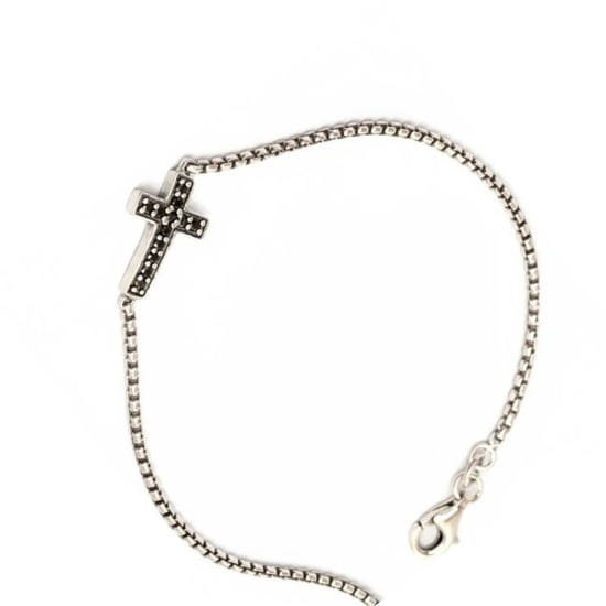 Damen Venezianisches Kreuzarmband „Schwarze Seele“ aus 925 Sterling Silber BIPU002 - Image 1