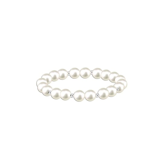 Damen Elastisches Perlenarmband aus 925 Sterling Silber BIPU014 - Image 4