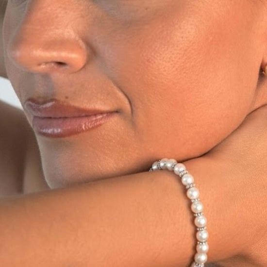 Bibei Perlenarmband mit Zirkonia aus 925er Sterlingsilber, Modell BIPU001 - Weiß - Image 2
