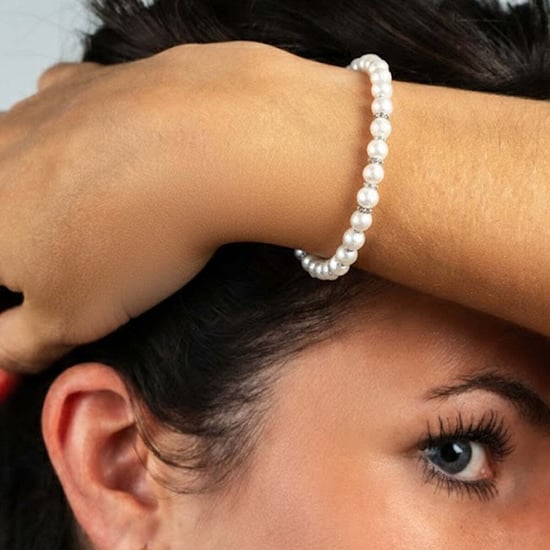 Bibei Perlenarmband mit Zirkonia aus 925er Sterlingsilber, Modell BIPU001 - Weiß - Image 3
