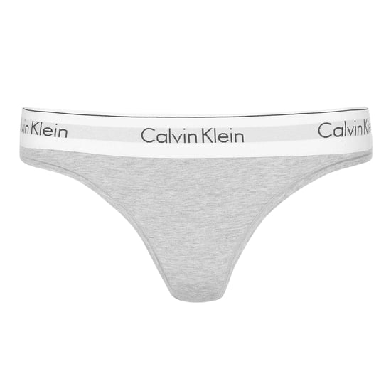 Calvin Klein - Thong für Damen, Baumwollmischung (Grau) - Image 1