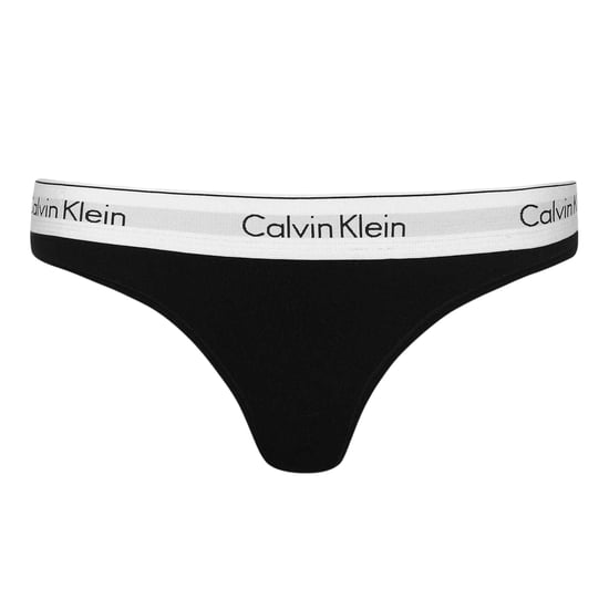 Calvin Klein - Thong für Damen, Baumwollmischung (Schwarz) - Image 1