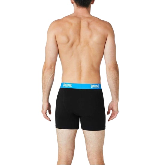 Lonsdale - Boxershorts für Herren (2er-Pack) (Schwarz/Leuchtendes Blau) - Image 3