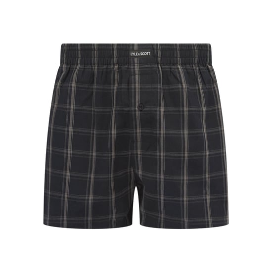 Lyle & Scott - Boxershorts für Herren, gewebter Stoff (3er-Pack) (Schwarz) - Image 4