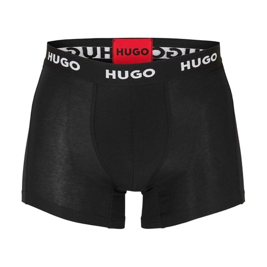 Hugo - Boxershorts für Herren, Anliegende Passform (3er-Pack) (Schwarz) - Image 1