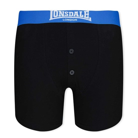 Lonsdale - Boxershorts für Jungen (2er-Pack) (Schwarz/Leuchtendes Blau) - Image 1