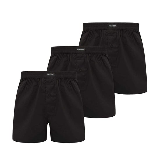 Lyle & Scott - Boxershorts für Herren, Regulär (3er-Pack) (Schwarz) - Image 1