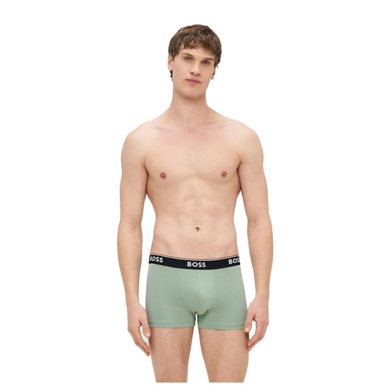 Boss - "Bodywear" Boxershorts für Herren (3er-Pack) (Schwarz/Grau/Grün) - Image 2