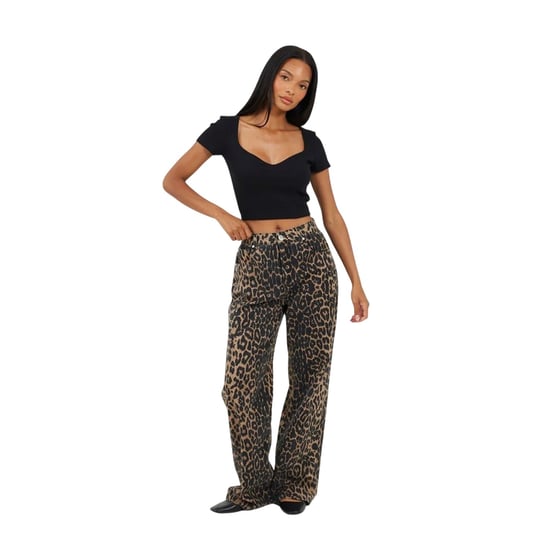 Brave Soul - Kurzes Top für Damen, Herzausschnitt (Schwarz) - Image 3