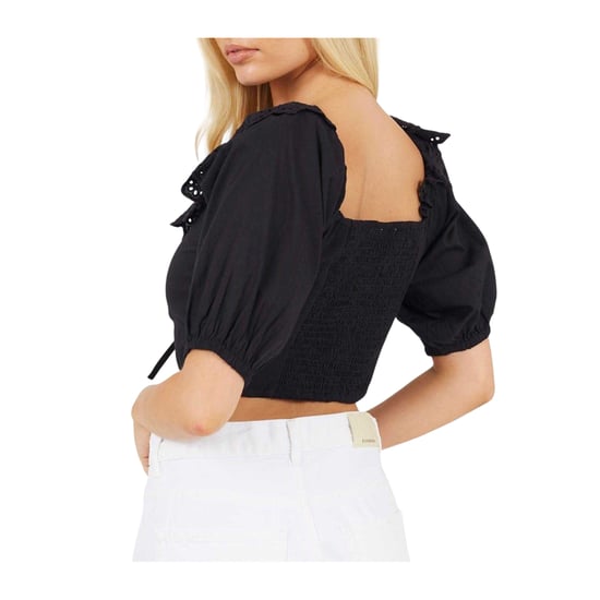 Brave Soul - Kurzes Top für Damen, Schulterfrei (Schwarz) - Image 3