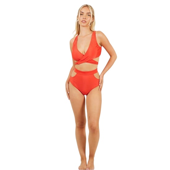 Brave Soul - "Around" Bikinihöschen für Damen, Hinten geknotet (Rot) - Image 3