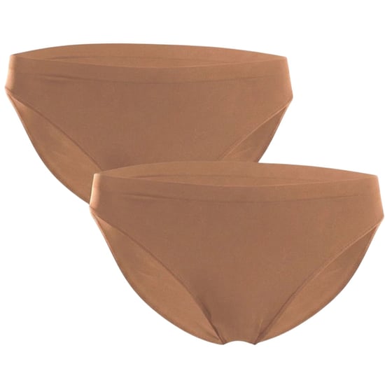 Wolford - "Individual" Bikinihöschen für Damen, Nahtlos (2er-Pack) (Macchiato Farbe) - Image 1