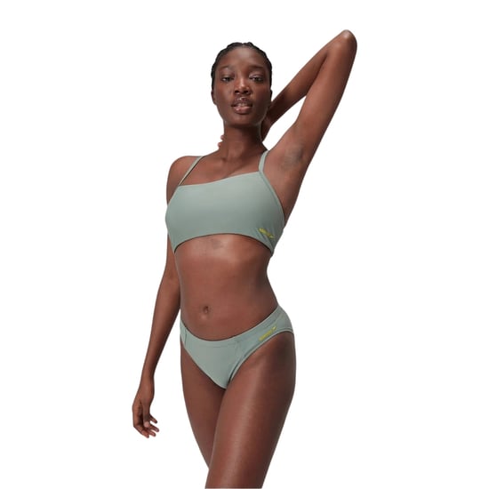 Speedo - Bikinihöschen für Damen, Hohes Bein (Grün) - Image 4