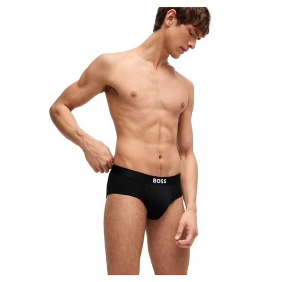 Boss - Slips für Herren, Baumwolle (3er-Pack) (Schwarz) - Image 1