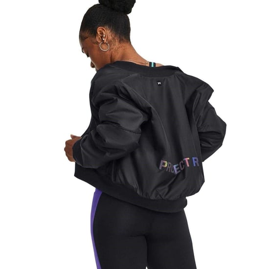 Under Armour - Bomberjacke für Damen, Mit Kragen, leger (Schwarz) - Image 3
