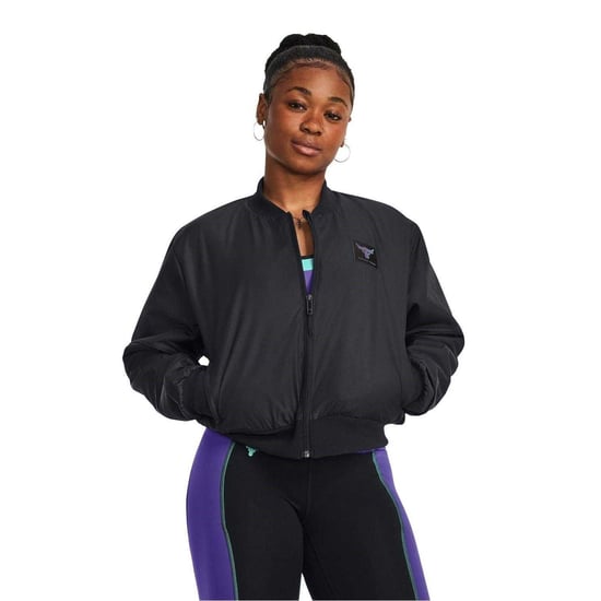 Under Armour - Bomberjacke für Damen, Mit Kragen, leger (Schwarz) - Image 4