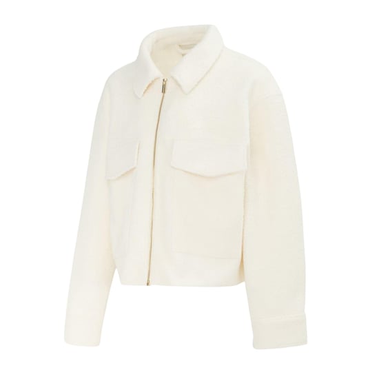 Firetrap - Jacke für Damen, kurz geschnitten, Teddy-Stoff (Cremefarbe) - Image 3