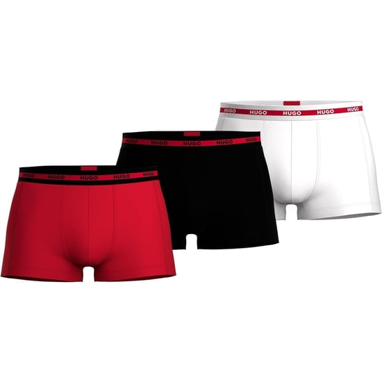 Hugo - Retropants für Herren, Baumwolle aus biologischem Anbau (3er-Pack) (Rot) - Image 3