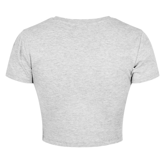 Jack Wills - kurzes T-Shirt für Damen, Baumwolle (Grau meliert meliert) - Image 2