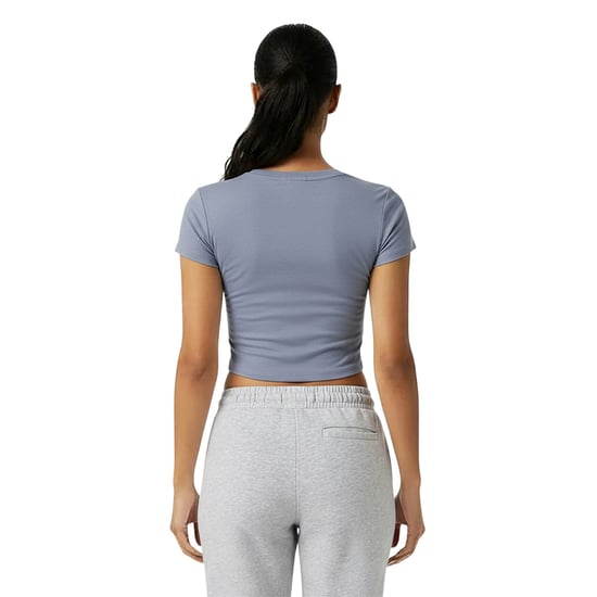 Jack Wills - kurzes T-Shirt für Damen, Baumwolle (Hellblau) - Image 4