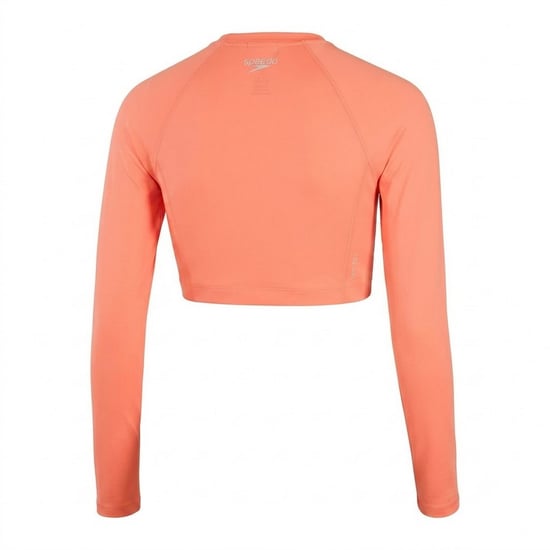 Speedo - Kurzes Top für Damen, Schmal, Raglanärmel (Pfirsich) - Image 2