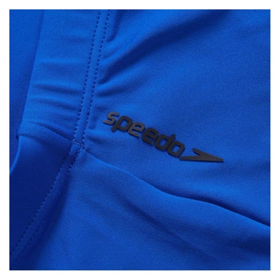 Speedo - Kurzes Top für Damen, Jersey, Athletisch, Raglanärmel (Blau) - Image 3