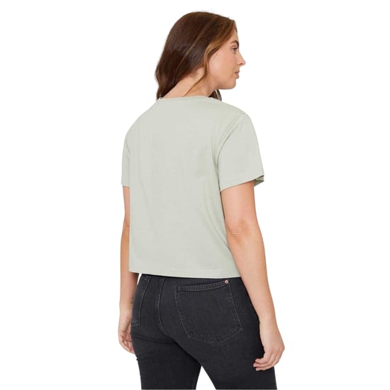 Be You - kurzes T-Shirt für Damen, Rundhalsausschnitt, Kastig (Grün) - Image 2