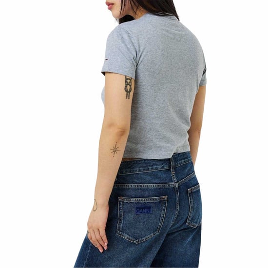 Tommy Jeans - "Varsity" Kurzes Top für Damen, Regulär (Grauheide) - Image 3