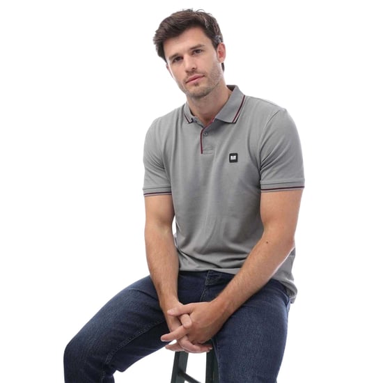 Weekend Offender - "Spello" Poloshirt für Herren (Grau) - Image 1