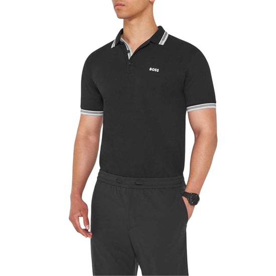 Boss - "Paddy" Poloshirt für Herren (Schwarz/Weiß) - Image 2