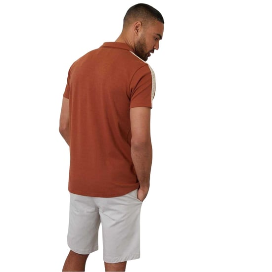 Threadbare - "Kirkby" Poloshirt für Herren (Rostfarben) - Image 3