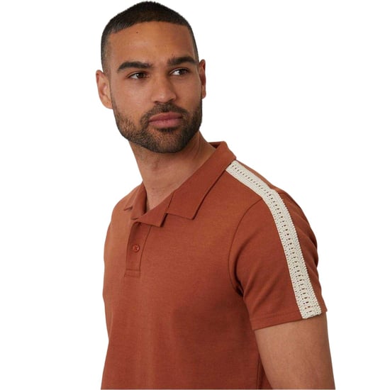 Threadbare - "Kirkby" Poloshirt für Herren (Rostfarben) - Image 4