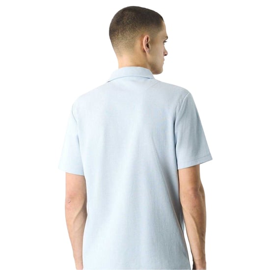 Pretty Green - "Islington" Poloshirt für Herren, mit kurzem Reißverschluss, Regulär (Hellblau) - Image 2