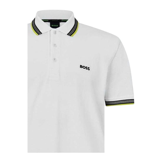 Boss - "Paddy" Poloshirt für Herren (Weiß/Grün) - Image 2