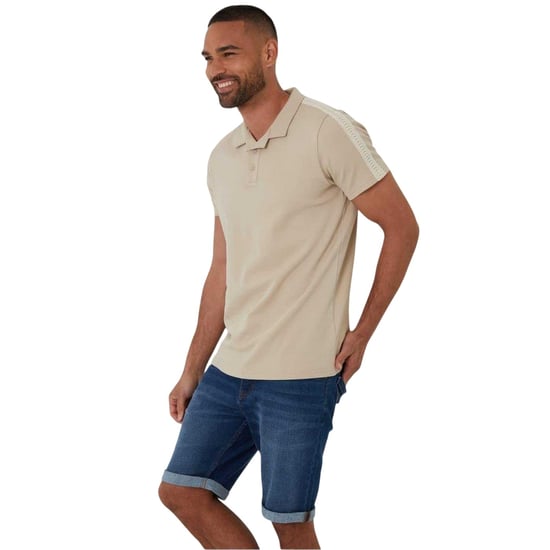 Threadbare - "Kirkby" Poloshirt für Herren (Steinfarben) - Image 2