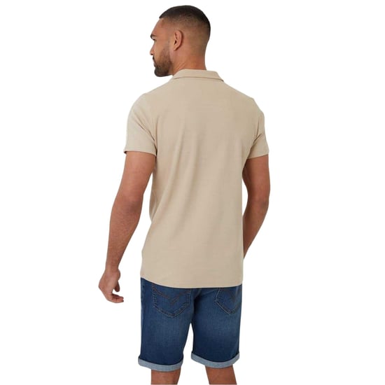 Threadbare - "Kirkby" Poloshirt für Herren (Steinfarben) - Image 3