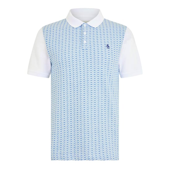 Original Penguin - Poloshirt für Herren, bestickt, Regulär (Weiß) - Image 1