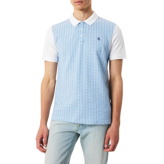 Original Penguin - Poloshirt für Herren, bestickt, Regulär (Weiß) - Image 4
