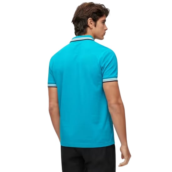 Boss - "Paddy Euro" Poloshirt für Herren (Türkis/Aquablau) - Image 2