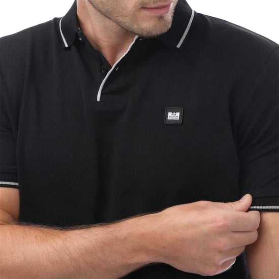 Weekend Offender - "Spello" Poloshirt für Herren (Schwarz) - Image 3