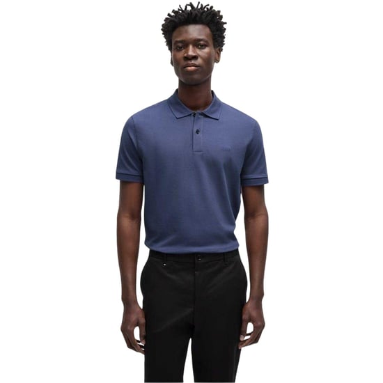 Boss - "Pallas" Poloshirt für Herren, Baumwolle, Regulär (Marine) - Image 3